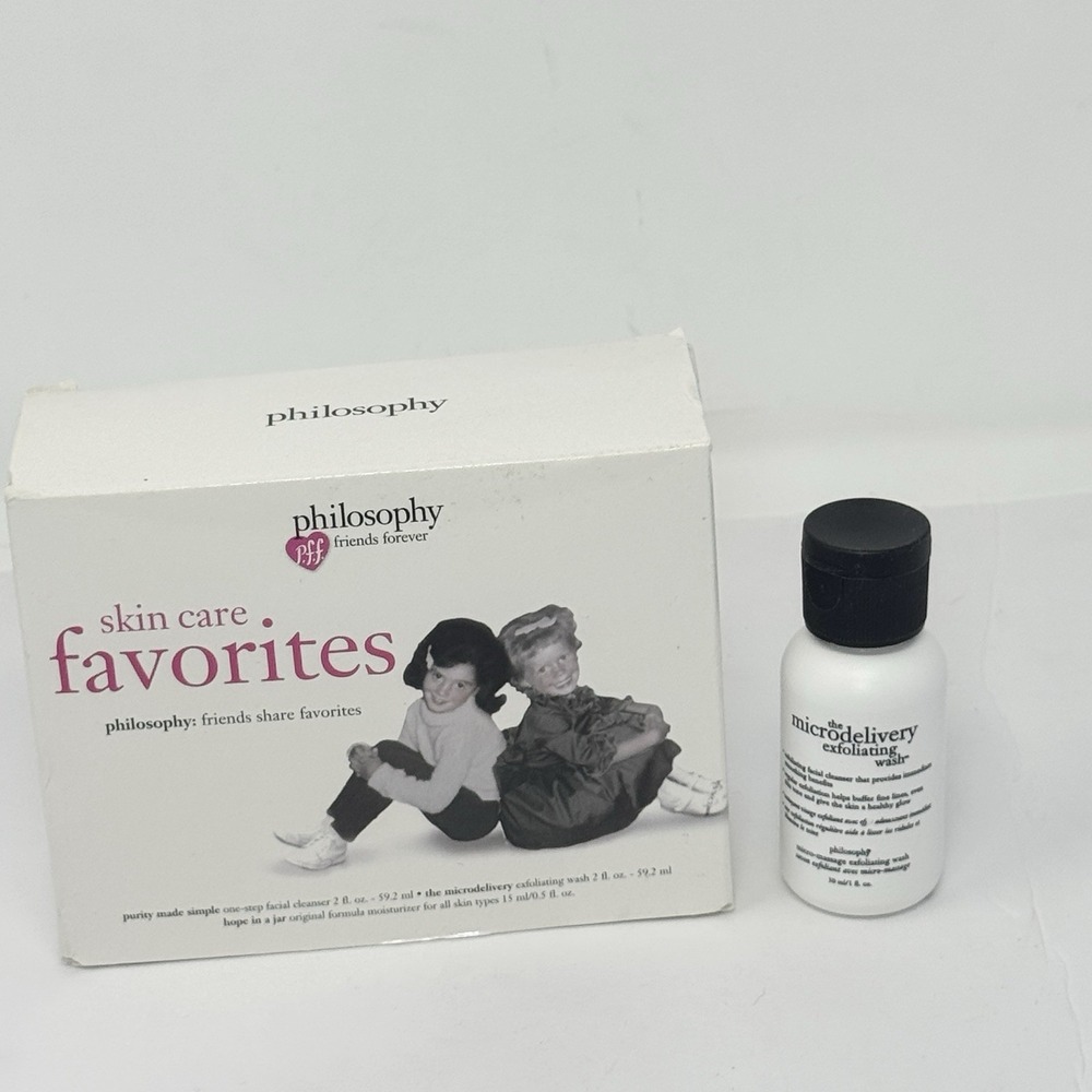 Philosophy Skin Care Travel Set Hope Purity Microdelivery Exfoliating Wash X2